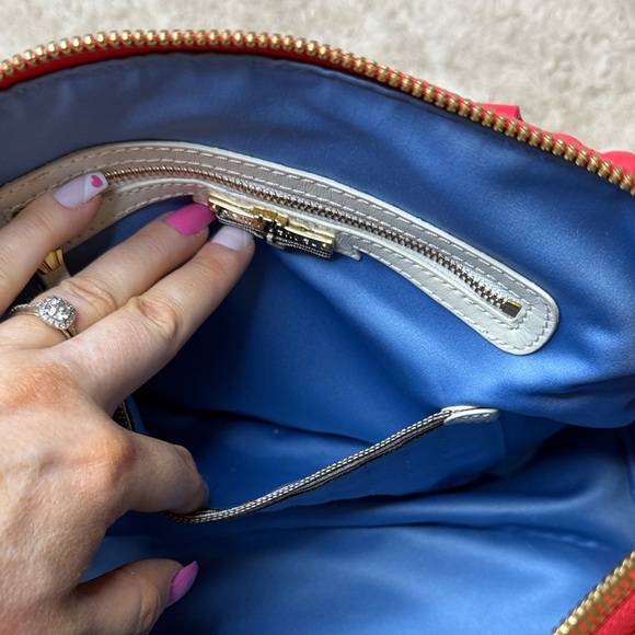 Rare Hendri Bendel Red Quilted Satchel - Picture 16 of 16